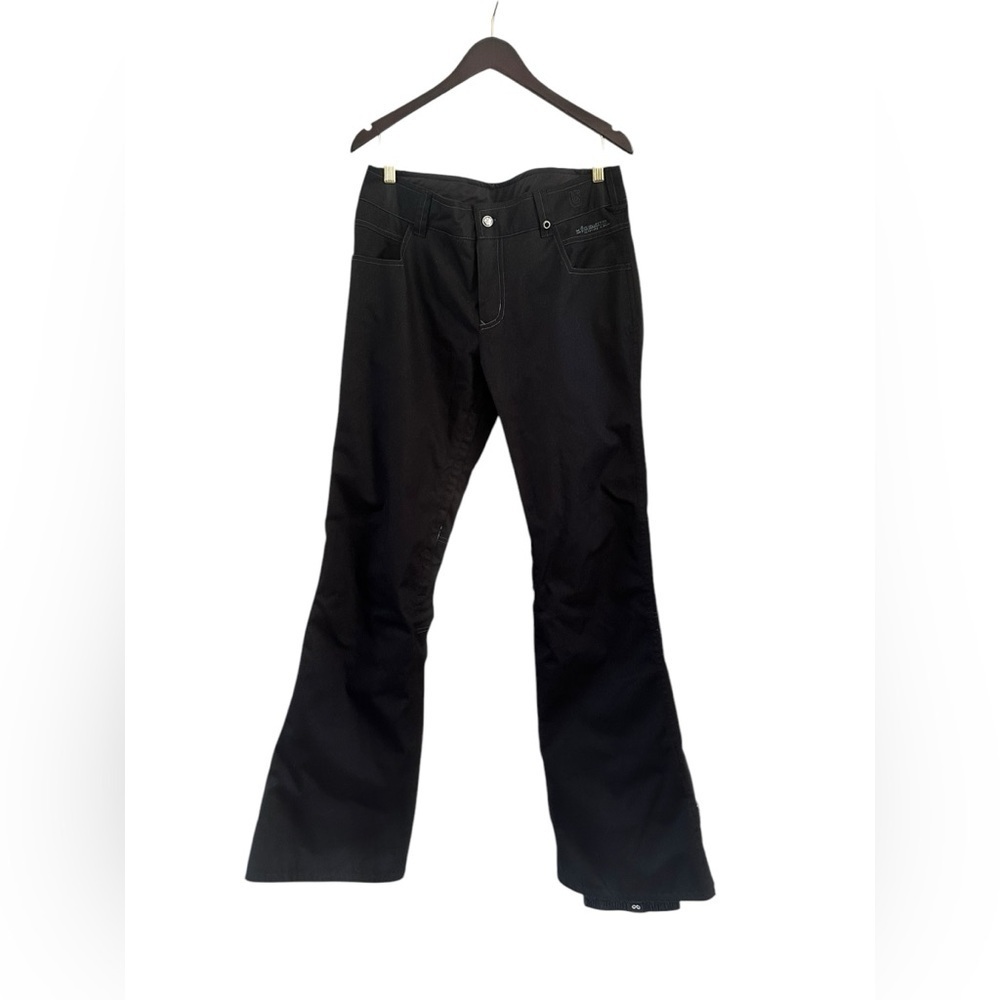 Burton The White Collection Women 9M Black Dryride Flare Leg Snow Ski Pants NWOT